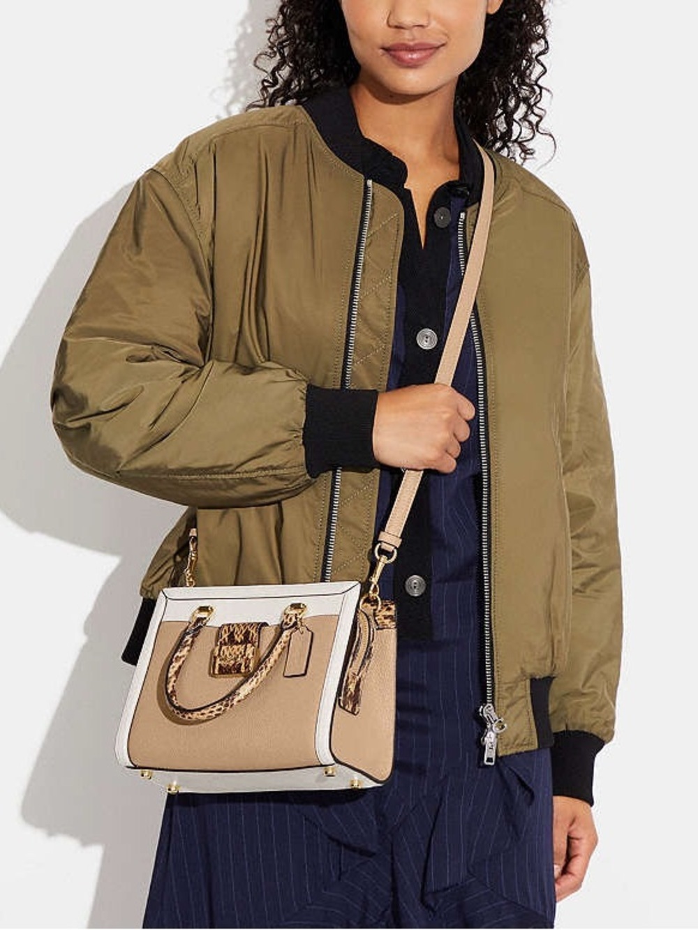 Coach Grace Carryall In Colorblock